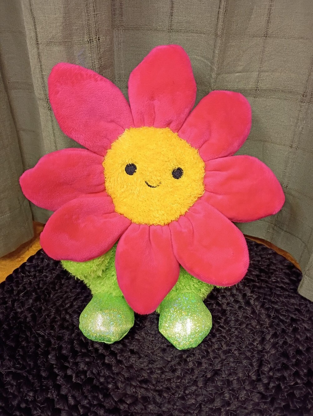 BumBumz By Russ Dan The Daisy Mystery SpringBumz Pink Flower Plush Size 7.5"
